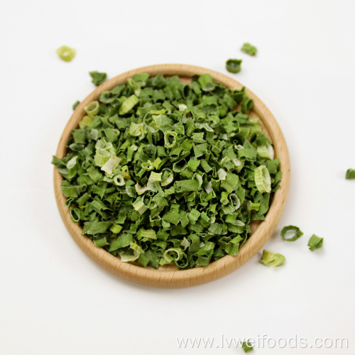 Dehydrated spring onion rings